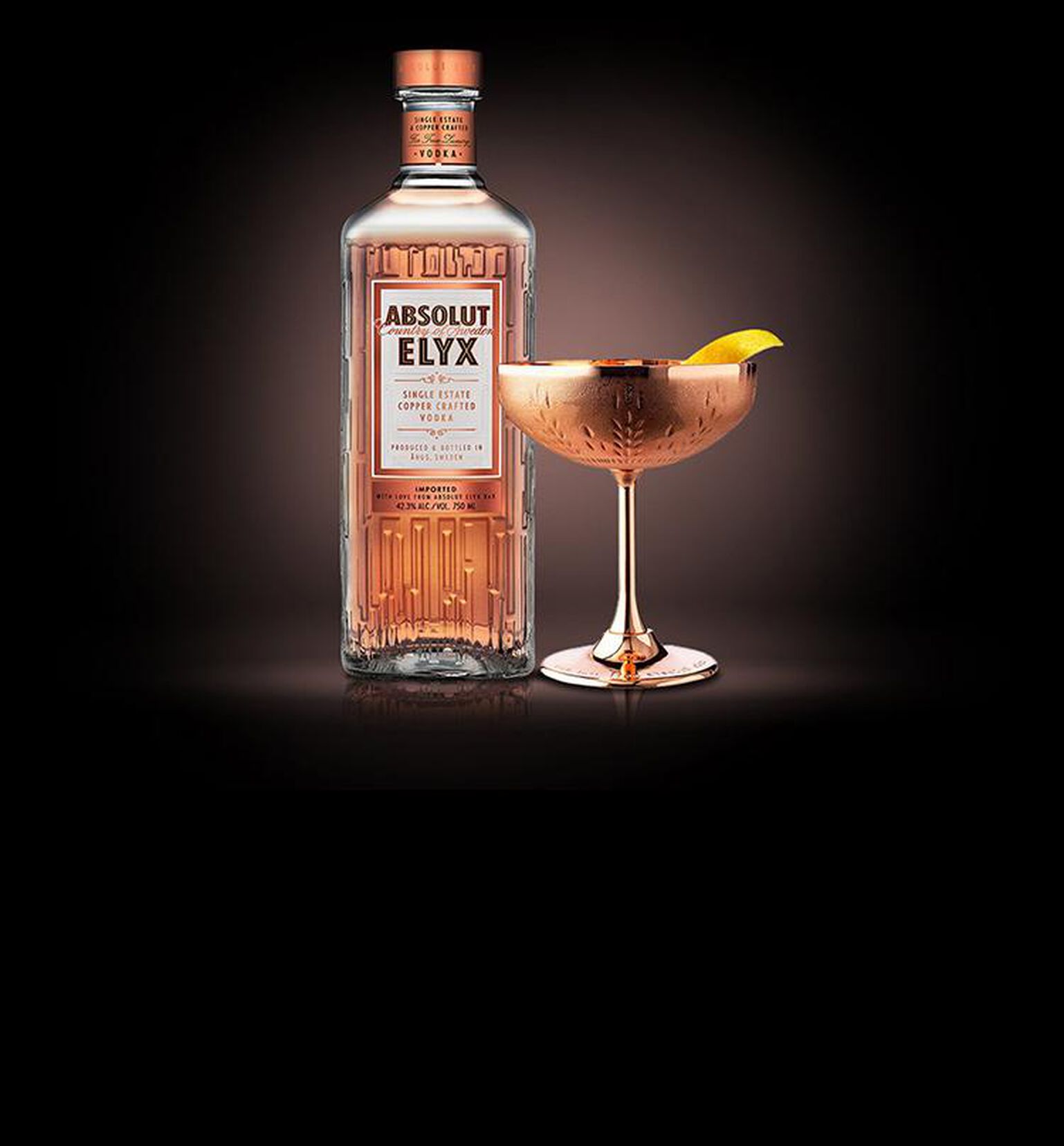 The Absolut Elyx Martini Cocktail